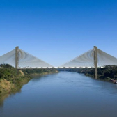 Accesos al Segundo Puente sobre el Paraná, entre Presidente